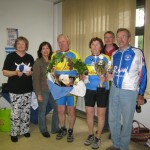 Siegerehrung mit Hannelore und Horst ZHiegler vom RC 03