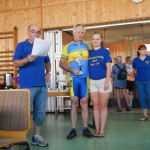 Giovanni Di Rosa mit dem Pokal für den 5. Platz